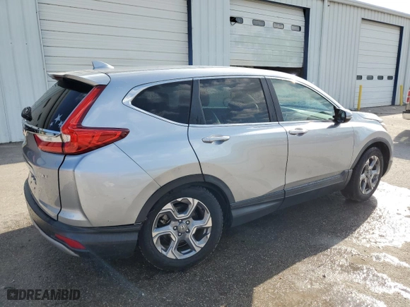 2018 Honda CR-V EX-L with VIN 7FARW1H8XJE006966, listed as a Copart auction lot 51445095 with 52,580 mi miles and Salvage Title. Bid and sale history available at carsss.com. Image 3.