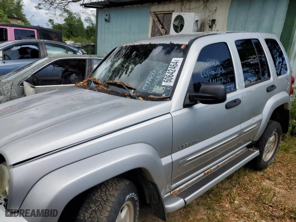 2004 Jeep Liberty Limited with VIN 1J4GL58K54W113559, listed as a Copart auction lot 60642464 with 0 mi miles and Non Repairable. Bid and sale history available at carsss.com. Image 1.