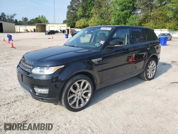 2015 Land Rover Range Rover Sport HSE with VIN SALWR2VF6FA602003, listed as a Copart auction lot 54185415 with 166,861 mi miles and Clean Title. Bid and sale history available at DreamBid. Image 1.
