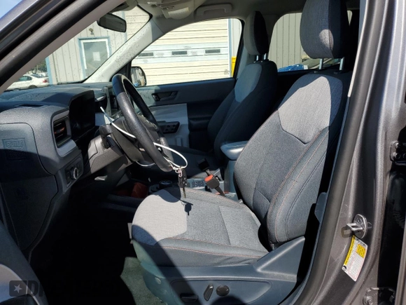 2022 Ford Maverick XL with VIN 3FTTW8F90NRA09952, listed as a Copart auction lot 53827235 with 34,229 mi miles and Salvage Title. Bid and sale history available at DreamBid. Image 7.