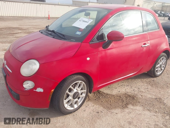 2015 FIAT 500 Pop with VIN 3C3CFFAR5FT623853, listed as a IAAI auction lot 42746661 with 97,217 mi miles and . Bid and sale history available at DreamBid. Image 2.