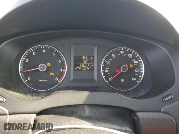 2012 Volkswagen Jetta SE with VIN 3VWDP7AJ1CM427134, listed as a Copart auction lot 55442355 with 128,217 mi miles and Non repairable. Bid and sale history available at DreamBid. Image 9.