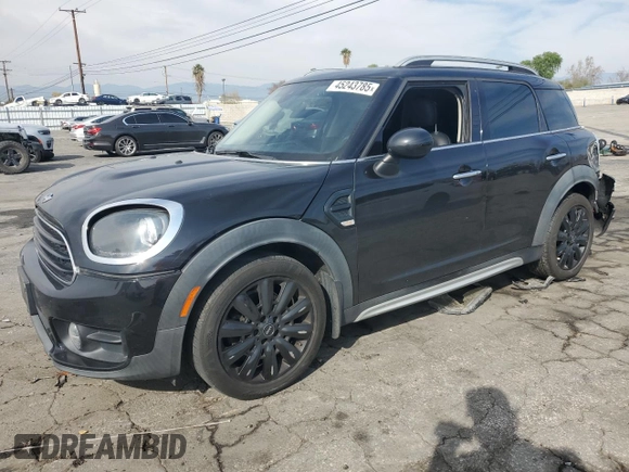 2019 MINI Countryman Cooper z VIN WMZYS7C59K3F44546, wystawiony jako Copart lot #45243785 z przebiegiem 71 093 mil mil oraz Szkoda całkowita • Salvage title. Historia ofert i sprzedaży dostępna na DreamBid. Obrazek 1.