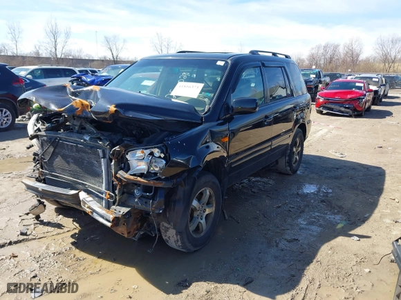 2007 Honda Pilot EX-L with VIN 5FNYF18787B029637, listed as a IAAI auction lot 41816373 with 305,036 mi miles. Bid and sale history available at carsss.com. Image 17.