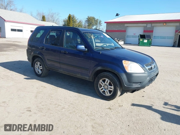 2002 Honda CR-V EX with VIN JHLRD78852C084643, listed as a IAAI auction lot 41803316 with 204,513 mi miles. Bid and sale history available at carsss.com. Image 1.