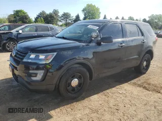 2017 Ford Police Interceptor Utility z VIN 1FM5K8AR0HGC87009, wystawiony jako Copart lot #56338045 z przebiegiem 176 218 mil mil oraz Szkoda całkowita • Salvage title. Historia ofert i sprzedaży dostępna na DreamBid. Obrazek 1.