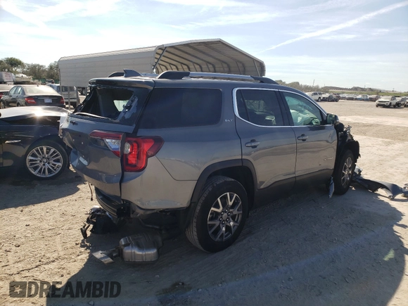 2020 GMC Acadia SLT with VIN 1GKKNMLS1LZ236143, listed as a Copart auction lot 32070621 with 10,445 mi miles and Non Repairable. Bid and sale history available at DreamBid. Image 4.