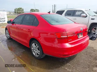 2015 Volkswagen Jetta Sedan 2.0L S w/Technology with VIN 3VW2K7AJ0FM356647, listed as a IAAI auction lot 41691443 with 101,935 mi miles. Bid and sale history available at carsss.com. Image 3.