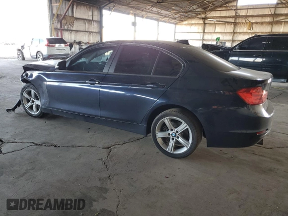 2013 BMW 3 Series 320i with VIN WBA3B1C50DK129657, listed as a Copart auction lot 83381934 with 80,847 mi miles and Salvage Title. Bid and sale history available at carsss.com. Image 2.