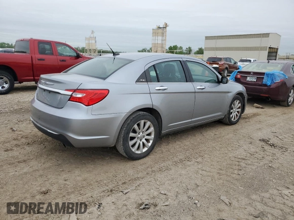 2014 Chrysler 200 Limited with VIN 1C3CCBCGXEN180191, listed as a Copart auction lot 55049045 with 153,921 mi miles and Salvage Title. Bid and sale history available at carsss.com. Image 3.