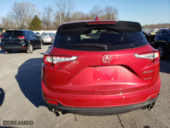 2021 Acura RDX with VIN 5J8TC2H38ML047507, listed as a Copart auction lot 72791162 with 10,335 mi miles. Bid and sale history available at carsss.com. Image 6.