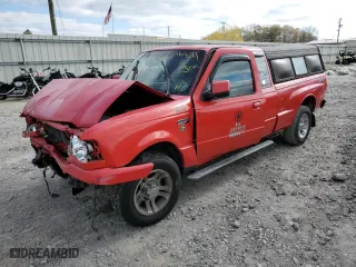2006 Ford Ranger STX with VIN 1FTYR44UX6PA66438, listed as a Copart auction lot 85546814 with 0 mi miles and Salvage Title. Bid and sale history available at carsss.com. Image 1.