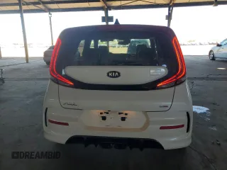 2021 Kia Soul Turbo with VIN KNDJ53AF0M7742468, listed as a Copart auction lot 76140414 with 49,340 mi miles and Salvage Title. Bid and sale history available at DreamBid. Image 6.