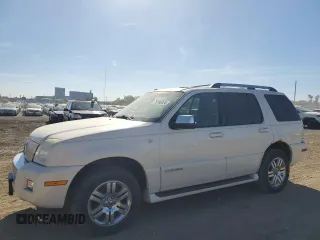 2007 Mercury Mountaineer Premier with VIN 4M2EU48867UJ00175, listed as a Copart auction lot 76108024 with 248,644 mi miles and Salvage Title. Bid and sale history available at carsss.com. Image 1.