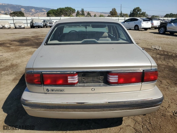1995 Buick LeSabre Custom with VIN 1G4HP52L4SH539255, listed as a Copart auction lot 72741994 with 139187 miles and Salvage Title. Bid and sale history available at carsss.com. Image 6.