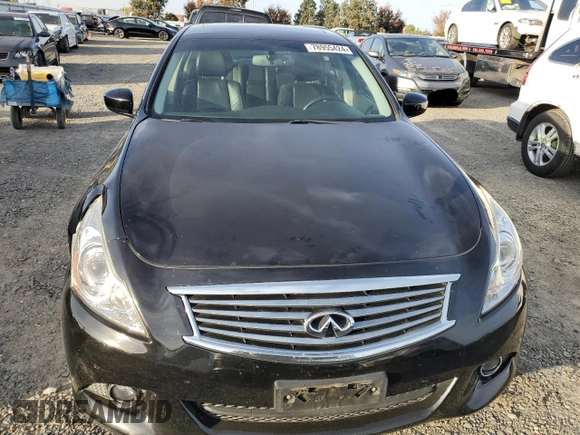 2015 Infiniti Q40 with VIN JN1CV6AP4FM500566, listed as a Copart auction lot 78955424 with 114,098 mi miles and Salvage Title. Bid and sale history available at carsss.com. Image 5.