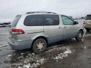 2002 Toyota Sienna LE with VIN 4T3ZF13C22U419662, listed as a Copart auction lot 44491265 with 187,169 mi miles and Salvage Title. Bid and sale history available at DreamBid. Image 3.