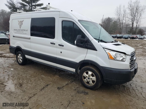 2017 Ford Transit Van with VIN 1FTYR2CG7HKA82886, listed as a Copart auction lot 47282625 with 0 mi miles and Clean Title. Bid and sale history available at carsss.com. Image 4.