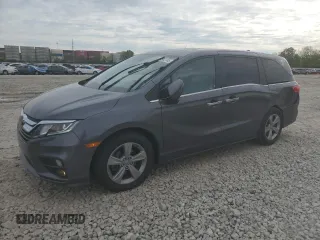 2019 Honda Odyssey EX-L z VIN 5FNRL6H71KB056522, wystawiony jako Copart lot #56502745 z przebiegiem 66 815 mil mil oraz Szkoda całkowita • Salvage title. Historia ofert i sprzedaży dostępna na DreamBid. Obrazek 1.