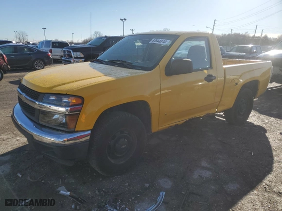 2007 Chevrolet Colorado Work Truck with VIN 1GCCS149978208993, listed as a Copart auction lot 84844844 with 232,982 mi miles and Clean Title. Bid and sale history available at carsss.com. Image 1.