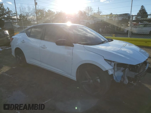 2023 Nissan Sentra SR with VIN 3N1AB8DV9PY310671, listed as a Copart auction lot 88434905 with 12,349 mi miles and Salvage Title. Bid and sale history available at carsss.com. Image 4.