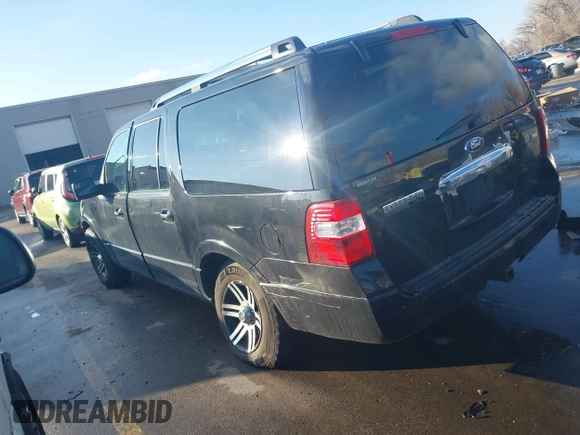 2013 Ford Expedition Max Limited with VIN 1FMJK2A58DEF20200, listed as a IAAI auction lot 41626076 with 164,498 mi miles and . Bid and sale history available at DreamBid. Image 3.