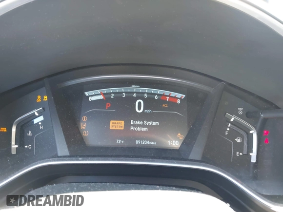2017 Honda CR-V EX with VIN 7FARW1H52HE000353, listed as a IAAI auction lot 41824218 with 91,204 mi miles. Bid and sale history available at carsss.com. Image 7.