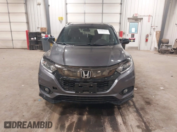 2022 Honda HR-V Sport with VIN 3CZRU6H13NM764581, listed as a IAAI auction lot 41206113 with 28,435 mi miles. Bid and sale history available at carsss.com. Image 12.
