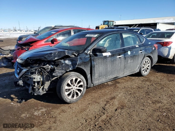 2019 Nissan Sentra S with VIN 3N1AB7AP4KY416518, listed as a Copart auction lot 41805285 with 94,922 mi miles and Salvage Title. Bid and sale history available at carsss.com. Image 1.