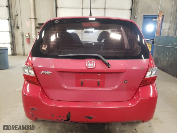 2008 Honda Fit with VIN JHMGD38468S067549, listed as a Copart auction lot 52233615 with 229,311 mi miles and Salvage Title. Bid and sale history available at carsss.com. Image 6.
