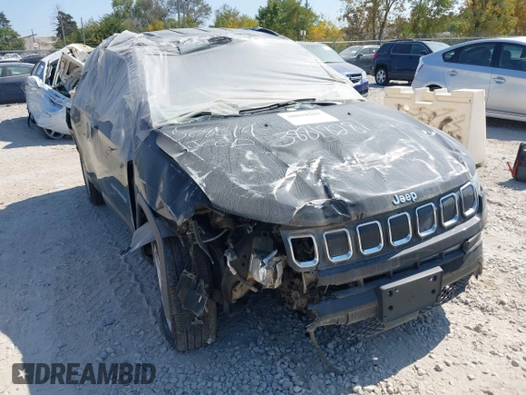 2022 Jeep Compass Latitude with VIN 3C4NJCBB7NT229059, listed as a IAAI auction lot 40291334 with 5,693 mi miles and . Bid and sale history available at carsss.com. Image 6.