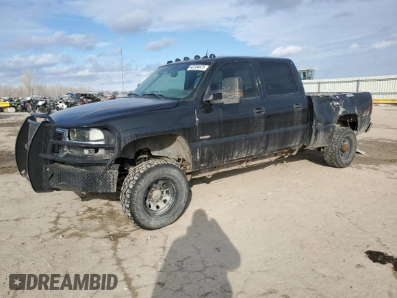 2005 GMC Sierra 2500HD SLT z VIN 1GTHK23205F964169, wystawiony jako Copart lot #42234625 z przebiegiem 304 832 mil mil oraz Szkoda całkowita • Salvage title. Historia ofert i sprzedaży dostępna na DreamBid. Obrazek 1.