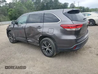 2018 Toyota Highlander LE with VIN 5TDZARFHXJS035987, listed as a Copart auction lot 57495055 with 125,642 mi miles and Salvage title. Bid and sale history available at DreamBid. Image 2.