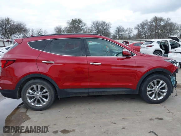 2017 Hyundai Santa Fe Sport 2.0T with VIN 5XYZU4LA6HG409438, listed as a IAAI auction lot 41680534 with 84,035 mi miles. Bid and sale history available at carsss.com. Image 14.