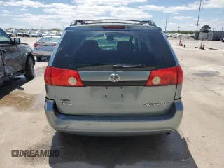 2008 Toyota Sienna CE with VIN 5TDZK23C78S204953, listed as a Copart auction lot 52029425 with 163,003 mi miles and Salvage Title. Bid and sale history available at carsss.com. Image 6.