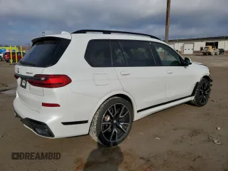 2022 BMW X7 xDrive40i with VIN 5UXCW2C03N9J24350, listed as a Copart auction lot 46865515 with 28,499 mi miles and Salvage Title. Bid and sale history available at carsss.com. Image 3.
