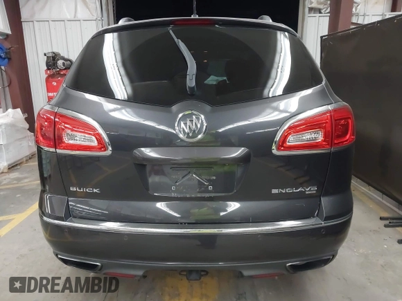2015 Buick Enclave Leather with VIN 5GAKVBKD0FJ317593, listed as a IAAI auction lot 41510185 with 124,647 mi miles and . Bid and sale history available at carsss.com. Image 16.