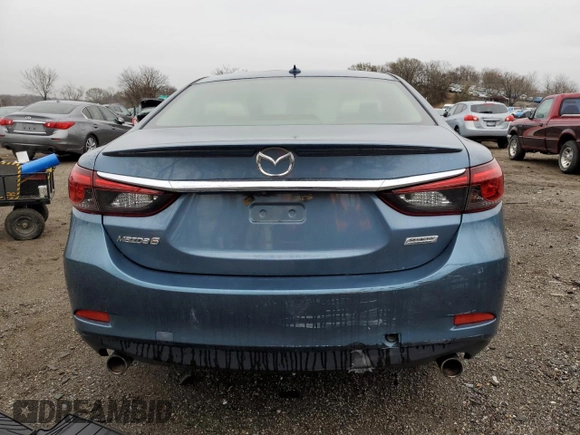 2017 Mazda 6 Grand Touring with VIN JM1GL1W53H1121416, listed as a Copart auction lot 50084295 with 104,206 mi miles and Salvage Title. Bid and sale history available at carsss.com. Image 6.