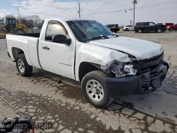 2010 Chevrolet Silverado 1500 Work Truck with VIN 1GCPCPEX4AZ190760, listed as a Copart auction lot 87882285 with 88,770 mi miles and Salvage Title. Bid and sale history available at DreamBid. Image 4.
