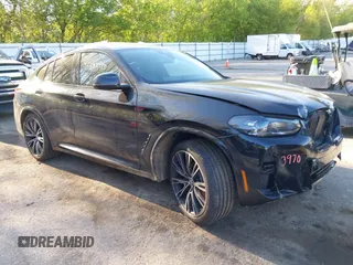 2025 BMW X4 xDrive30i with VIN 5UX33DT06S9Y68475, listed as a IAAI auction lot 42243970 with 7,543 mi miles and . Bid and sale history available at DreamBid. Image 1.