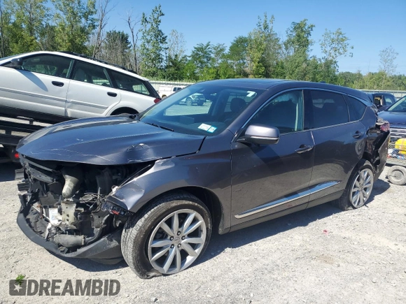 2020 Acura RDX with VIN 5J8TC2H3XLL017116, listed as a Copart auction lot 65413555 with 74,765 mi miles and Salvage title. Bid and sale history available at DreamBid. Image 1.