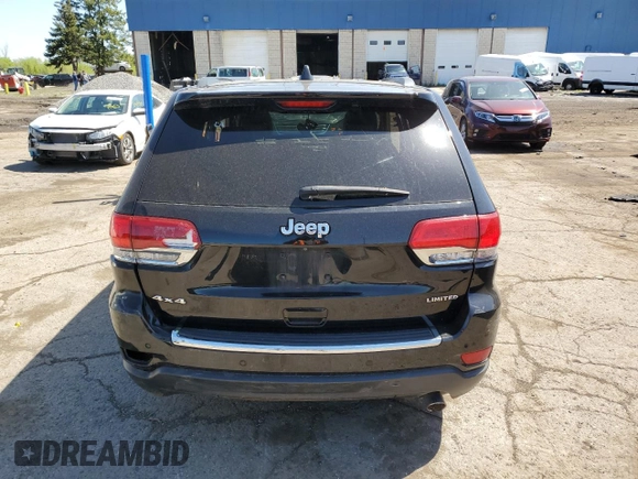 2018 Jeep Grand Cherokee Limited with VIN 1C4RJFBG3JC422183, listed as a Copart auction lot 56235615 with Not Provided miles and Clean Title. Bid and sale history available at DreamBid. Image 6.