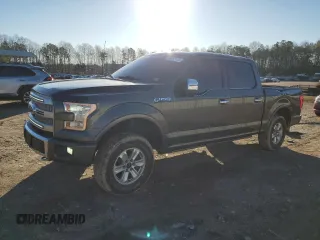 2017 Ford F-150 XL with VIN 1FTEW1EF2HFB28854, listed as a Copart auction lot 49612115 with 135,825 mi miles and Salvage Title. Bid and sale history available at carsss.com. Image 1.