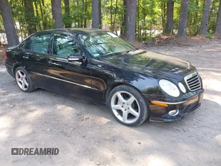 2008 Mercedes-Benz E 550 Sport with VIN WDBUF72X68B259853, listed as a IAAI auction lot 42595101 with 121,898 mi miles and . Bid and sale history available at DreamBid. Image 1.