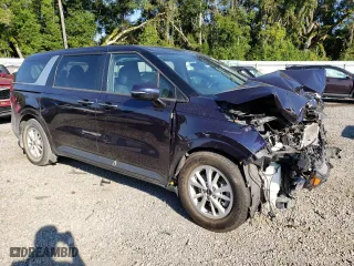 2023 Kia Carnival LX with VIN KNDNB4H32P6213996, listed as a Copart auction lot 72354174 with 45,946 mi miles and Non Repairable. Bid and sale history available at carsss.com. Image 4.