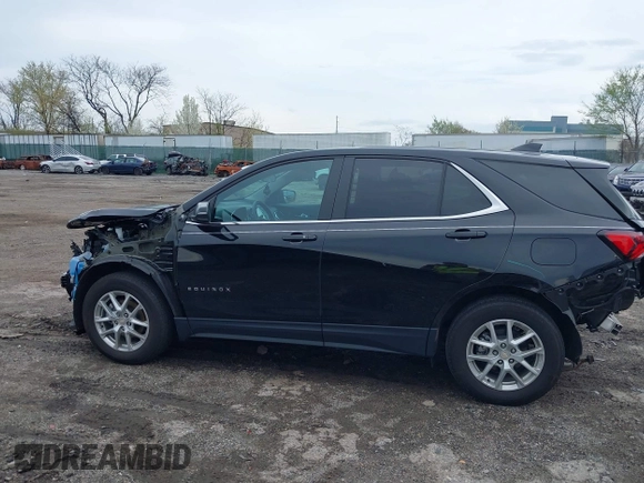 2023 Chevrolet Equinox LT with VIN 3GNAXKEGXPL270973, listed as a IAAI auction lot 41959960 with 14,317 mi miles and . Bid and sale history available at carsss.com. Image 15.