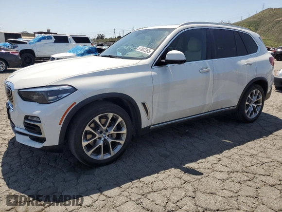 2019 BMW X5 xDrive40i with VIN 5UXCR6C52KLL35774, listed as a Copart auction lot 51802385 with 99,311 mi miles and Clean Title. Bid and sale history available at carsss.com. Image 1.
