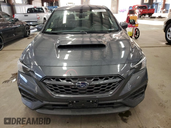 2023 Subaru WRX with VIN JF1VBAA61P9806420, listed as a Copart auction lot 42436265 with 19,248 mi miles and Salvage title. Bid and sale history available at DreamBid. Image 5.