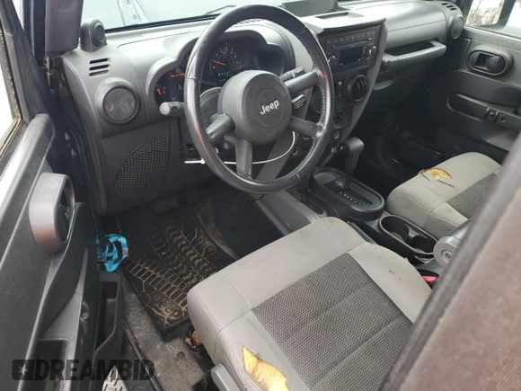 2008 Jeep Wrangler X with VIN 1J4FA24108L617862, listed as a Copart auction lot 55453715 with 258,068 mi miles and Clean Title. Bid and sale history available at DreamBid. Image 8.