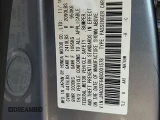 2011 Acura TSX with VIN JH4CU2F64BC001578, listed as a Copart auction lot 61775175 with 158,124 mi miles and Clean title. Bid and sale history available at DreamBid. Image 12.